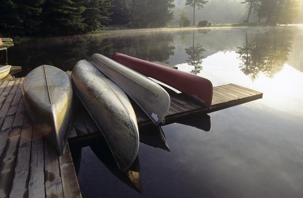 Boats on dock photo